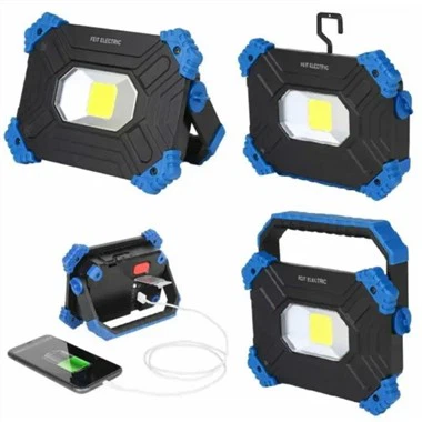 Tripod bilan qayta zaryadlanuvchi sel nuri